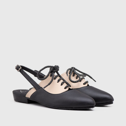 Adorable Projects-Dev Flat shoes 35 / Black Leona Flat Shoes