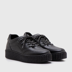 Adorable Projects-Dev Sneakers 35 / Black Medalion Black Sneakers