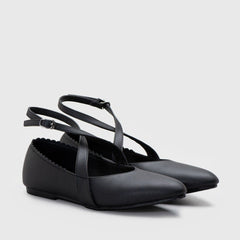 Adorable Projects Flat shoes 35 / Black Palencia Flat Shoes Black