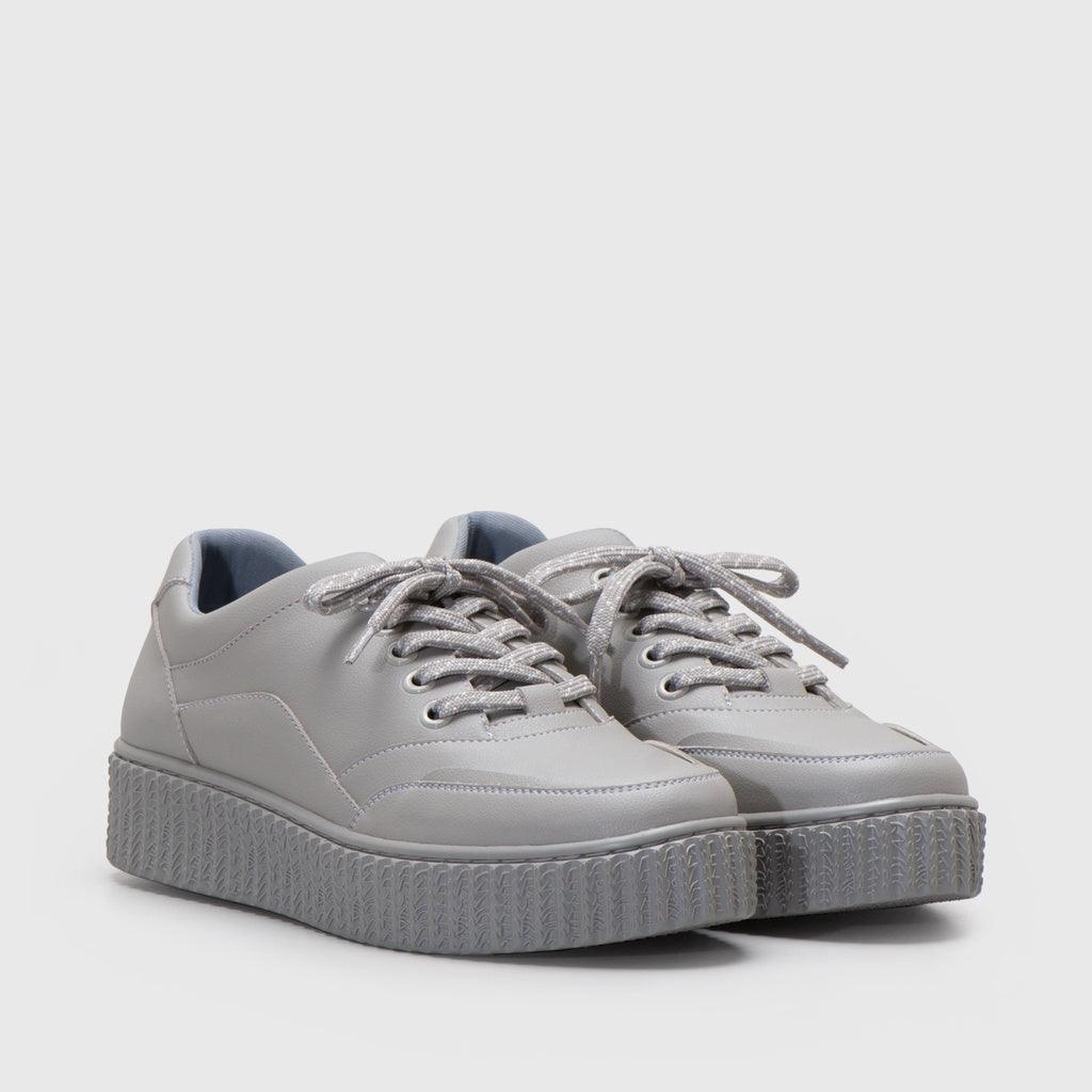 Adorable Projects-Dev Sneakers 36 / Grey Medalion Grey Sneakers