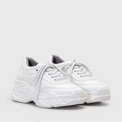Adorable Projects Official Sneakers 36 / White Alexa White Sneakers