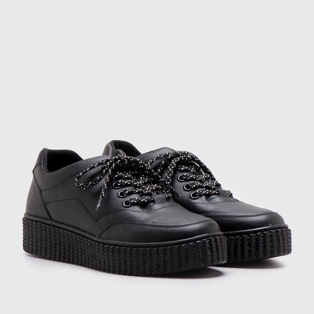 Adorable Projects-Dev Sneakers 38 / Black Medalion Black Sneakers