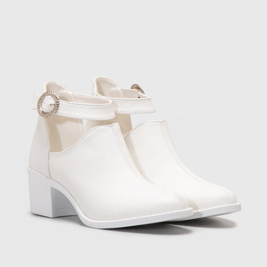 Adorable Projects Official Boots 41 / White Lodka Boots White Heels