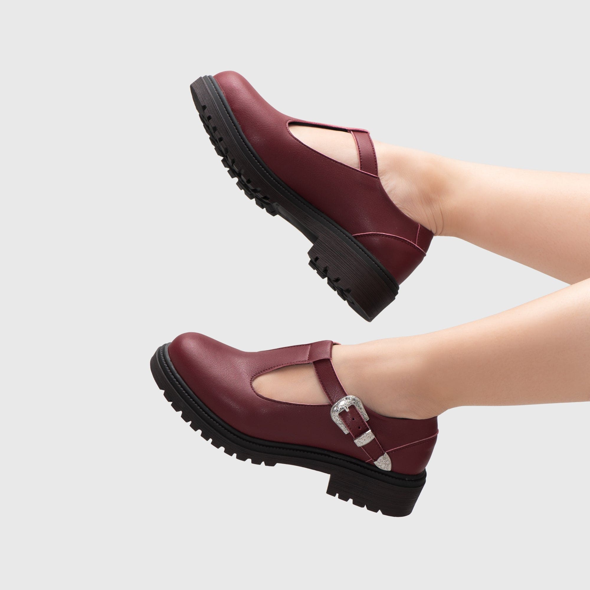 Adorable Projects Official Adorableprojecets - Lindy Oxford Maroon - Maryjane Oxford