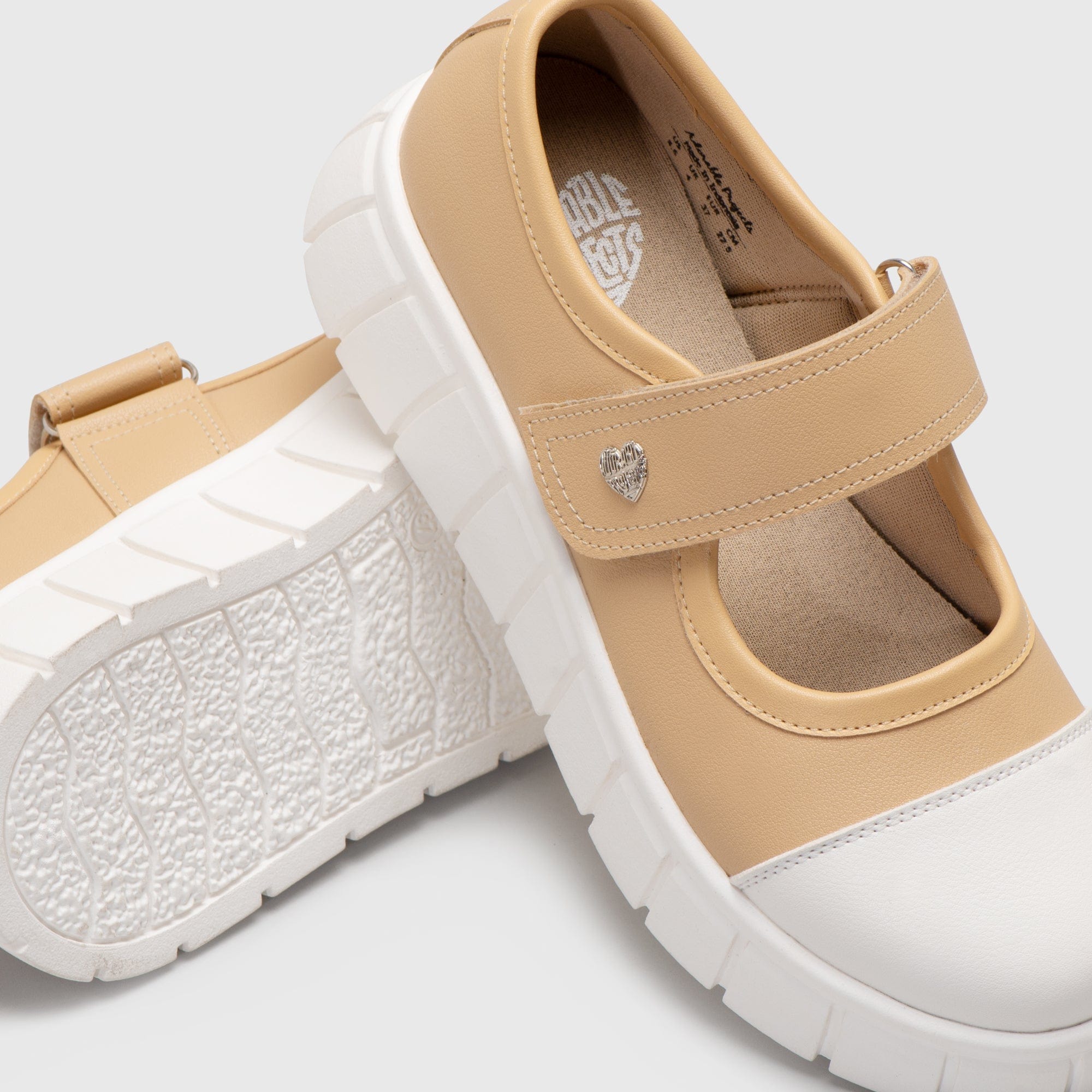 Adorable Projects Official Adorableprojects - Achilla Mary Jane Sneakers Nude