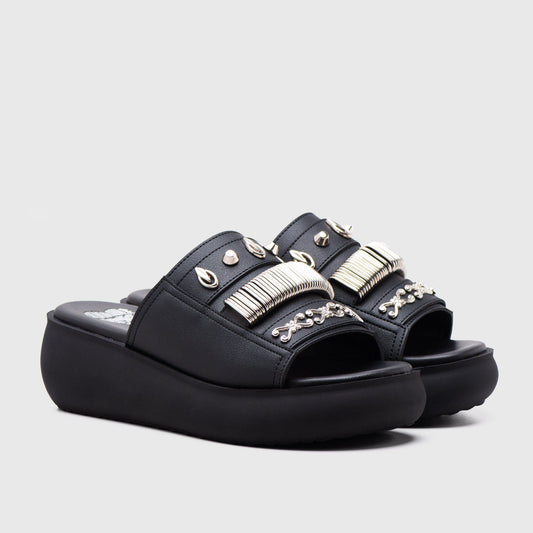 Adorable Projects Official Adorableprojects - Adelaide Sandals Black - Sendal Wanita