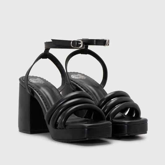 Adorable Projects Official Adorableprojects - Agreta Heels Black - Sandal Heels