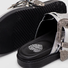 Adorable Projects Official Adorableprojects - Arben Mules Silver - Sandals Mules