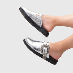Adorable Projects Official Adorableprojects - Arben Mules Silver - Sandals Mules
