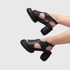 Adorable Projects Official Adorableprojects - Cerulean Heels Black - Sendal Wanita