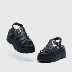 Adorable Projects Official Adorableprojects - Clarie Platform Sandals Black