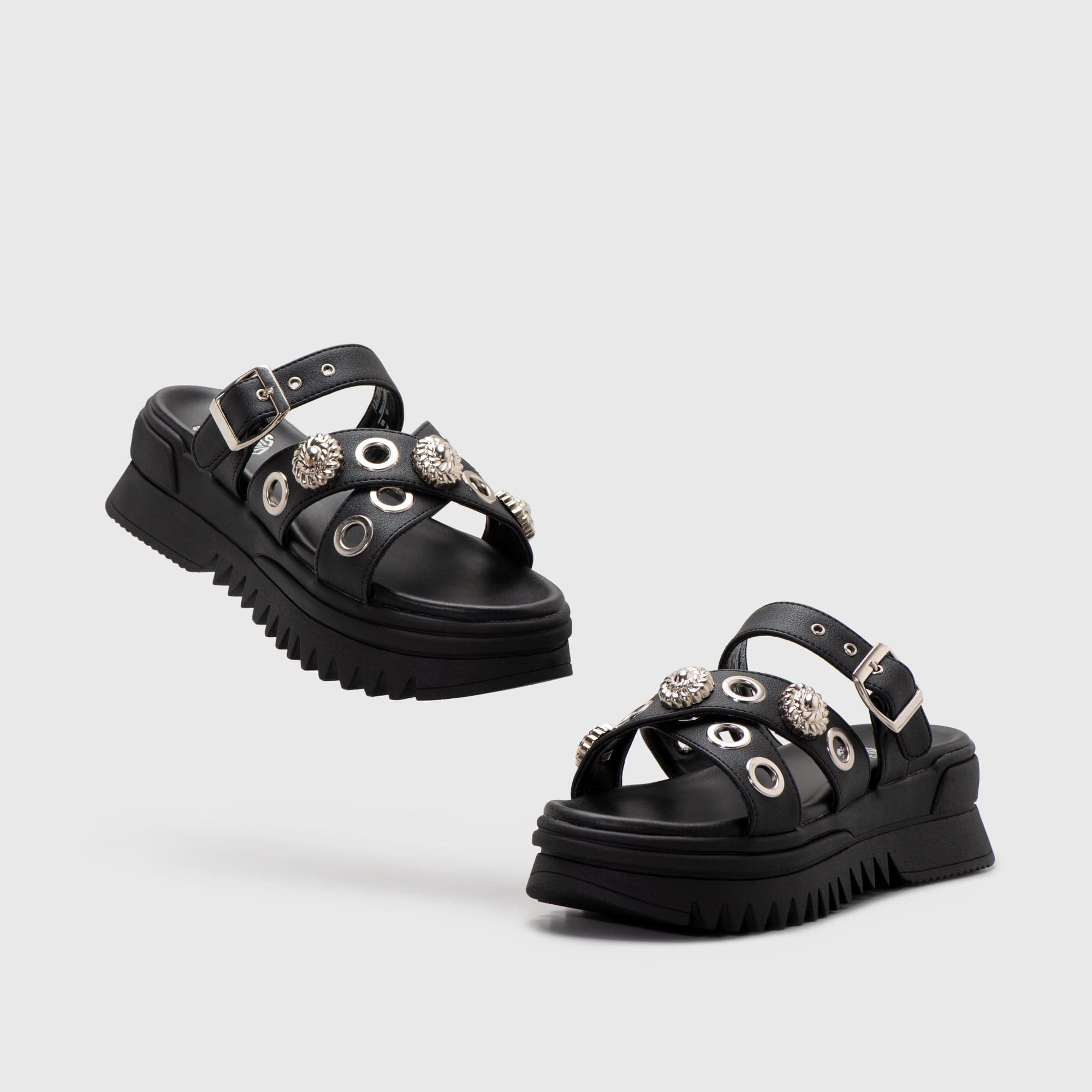 Clarion Sandals Black — Adorable Projects Official