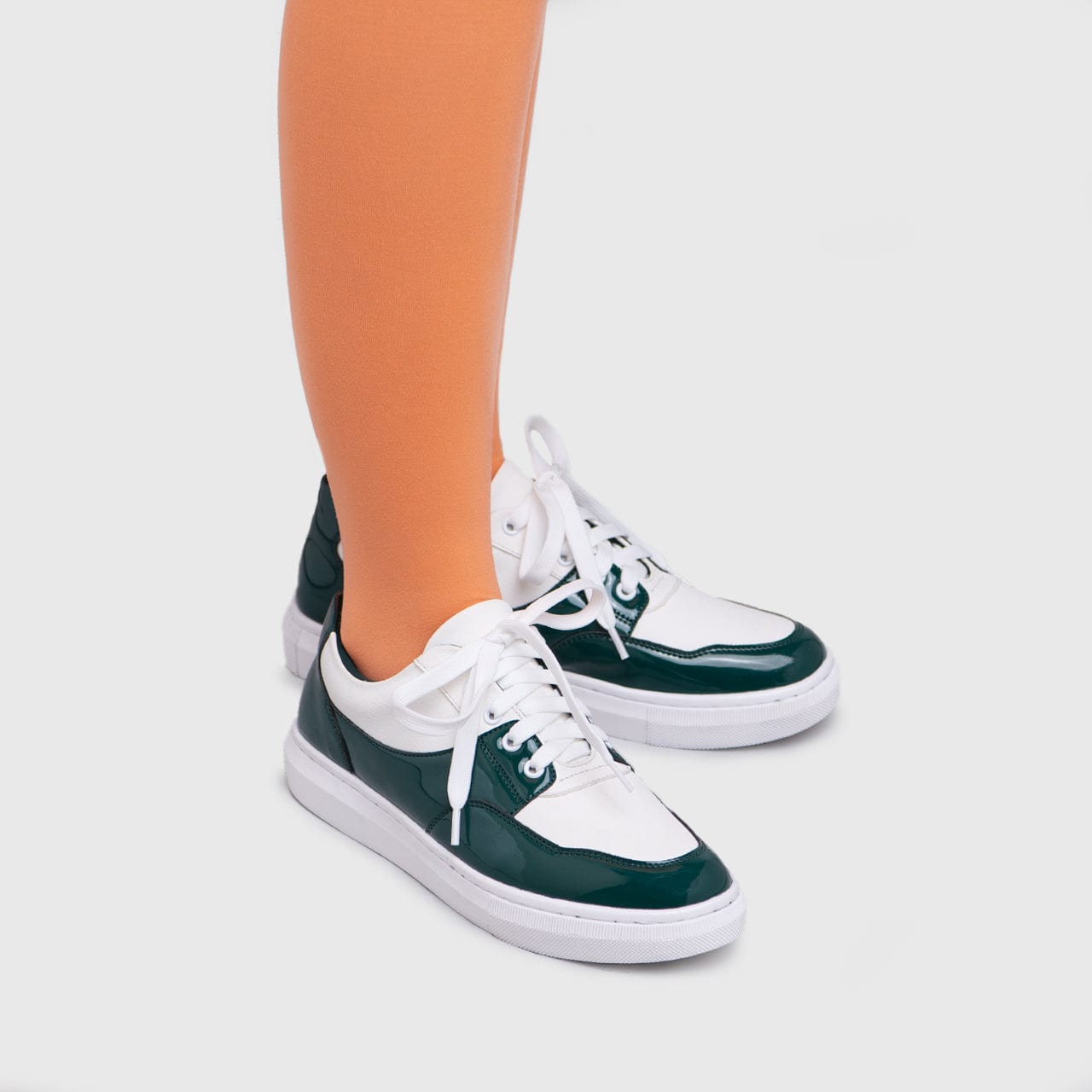 Adorable Projects Official Adorableprojects - Creatsy Sneakers White Green - Sneakers Kasual