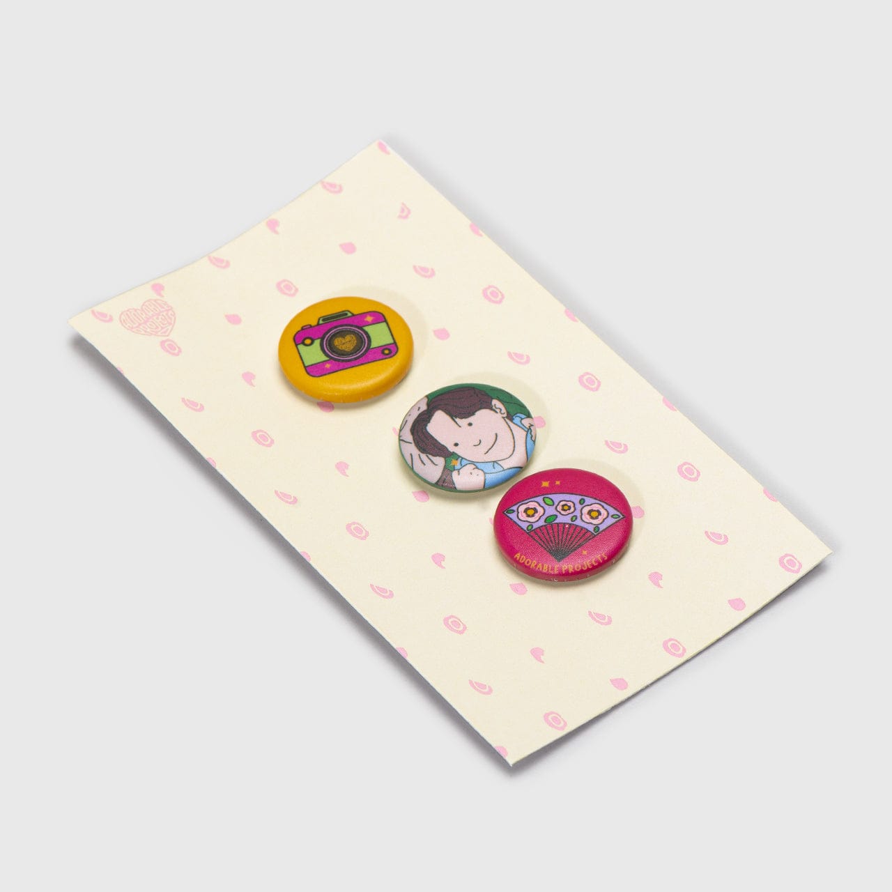 Adorable Projects Official Adorableprojects - Denise Button Pin Set - Aksesoris