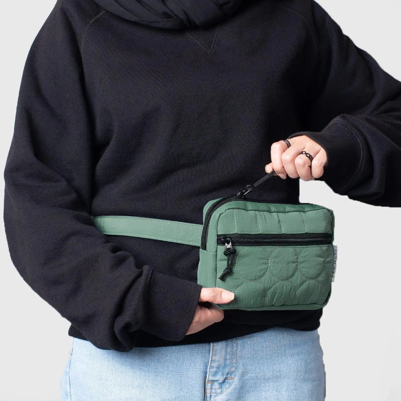 Adorable Projects Official Adorableprojects - Divianne Sling Bag Green - Waist Bag