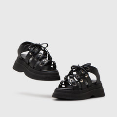 Adorable Projects Official Adorableprojects - Eloise Sandals Black - Sendal Wanita