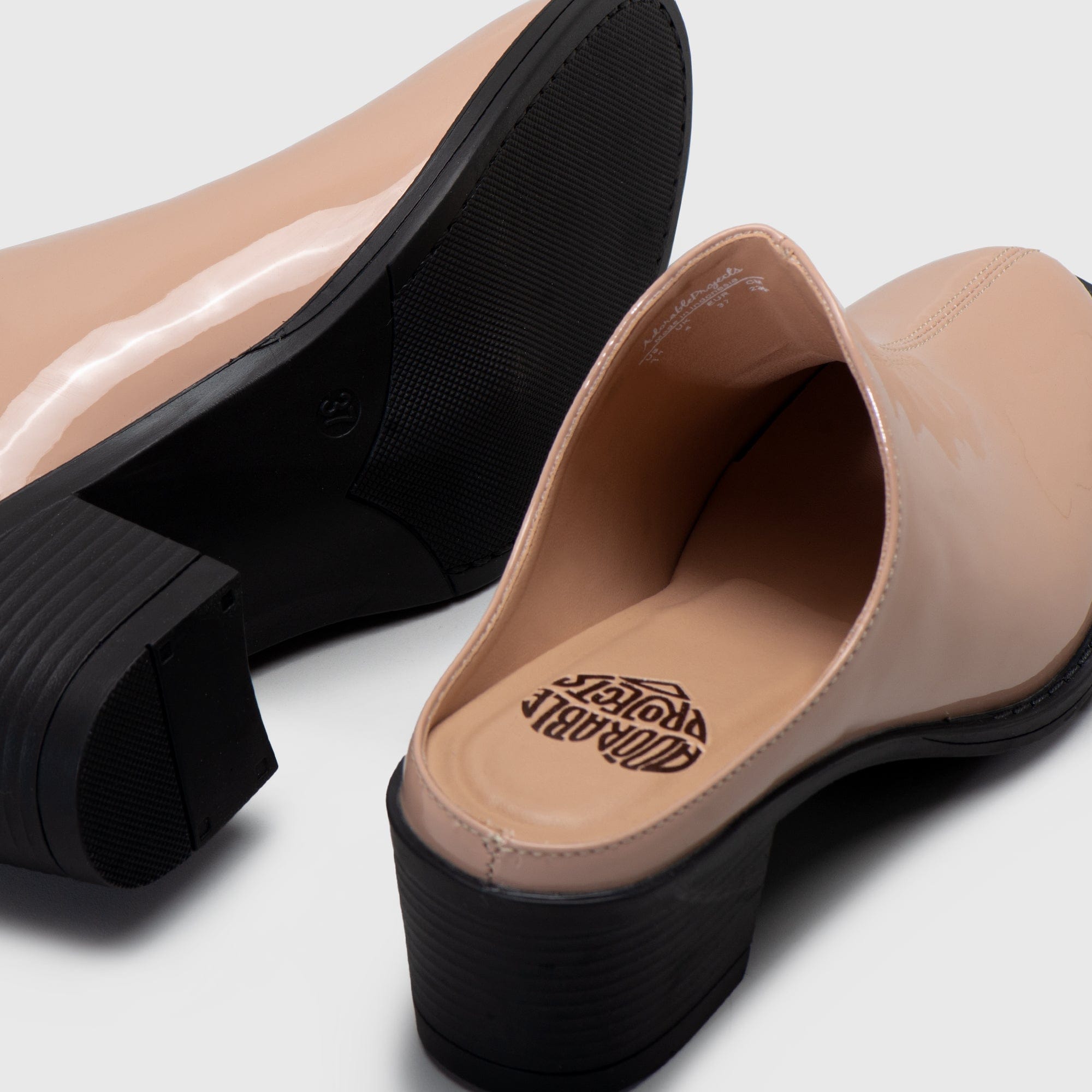 Adorable Projects Official Adorableprojects - Esperanza Heels Nude - Mules Wanita