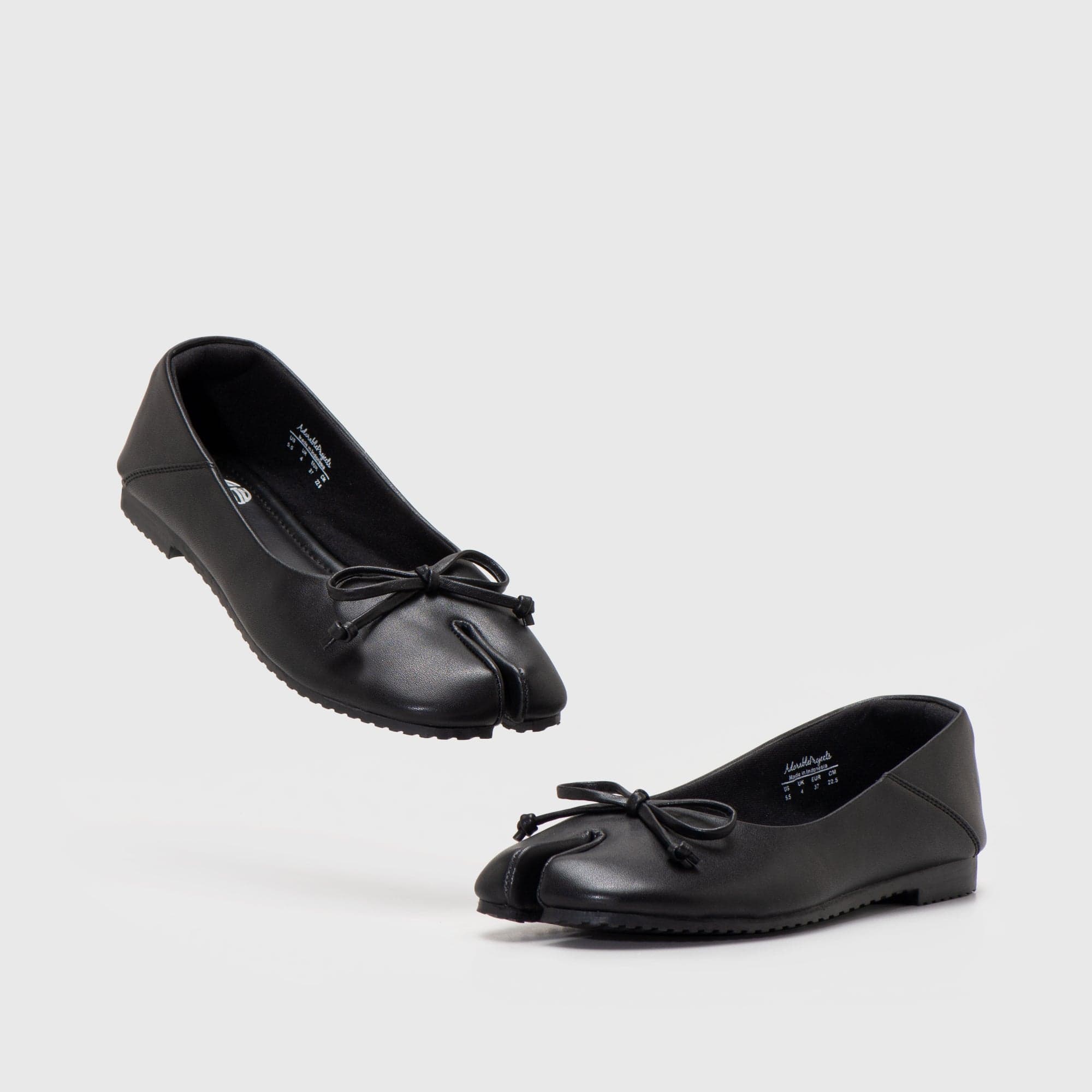 Adorable Projects Official Adorableprojects - Evodia Flat Shoes Black - Sepatu Tabi