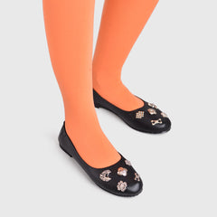 Adorable Projects Official Adorableprojects - Florentine Flat Shoes Black - Sepatu Wanita