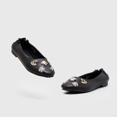 Adorable Projects Official Adorableprojects - Florentine Flat Shoes Black - Sepatu Wanita