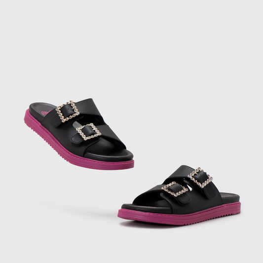 Adorable Projects Official Adorableprojects - Jessie Sandals Fuchsia - Sendal Wanita