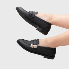 Adorable Projects Official Adorableprojects - Maira Flatshoes Black - Loafer Wanita