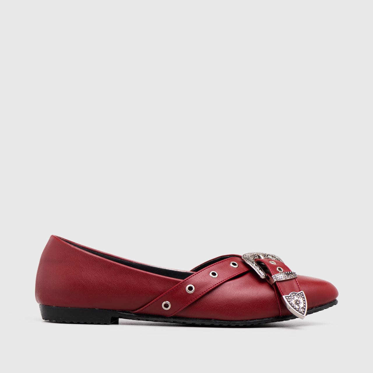 Adorable Projects Official Adorableprojects - Mufla Flat Shoes Maroon - Sepatu Flat