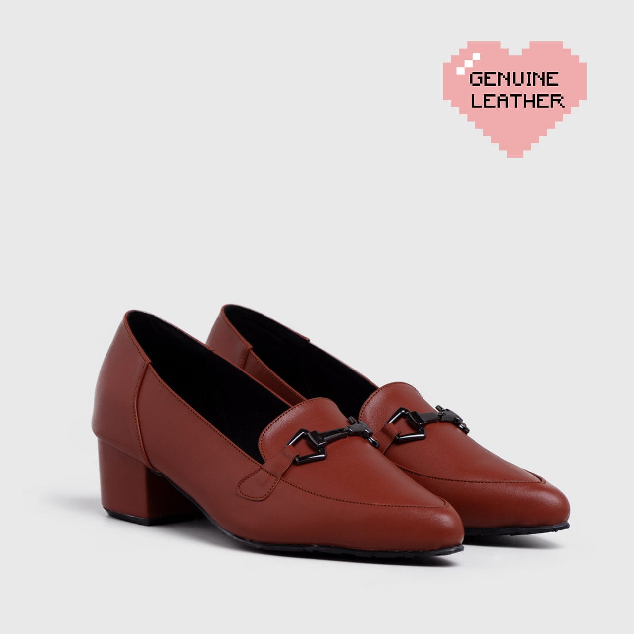 Adorable Projects Official Adorableprojects - Mulligan Heels Genuine Leather Terracotta