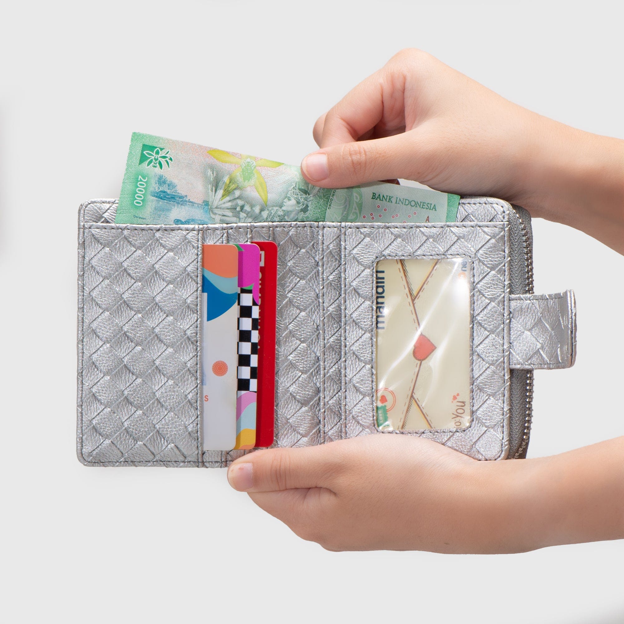 Adorable Projects Official Adorableprojects - Octavie Wallet Silver - Mini Wallet