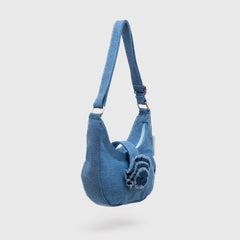 Adorable Projects Official Adorableprojects - Ruella Hobo Sling Bag Denim - Tas Selempang