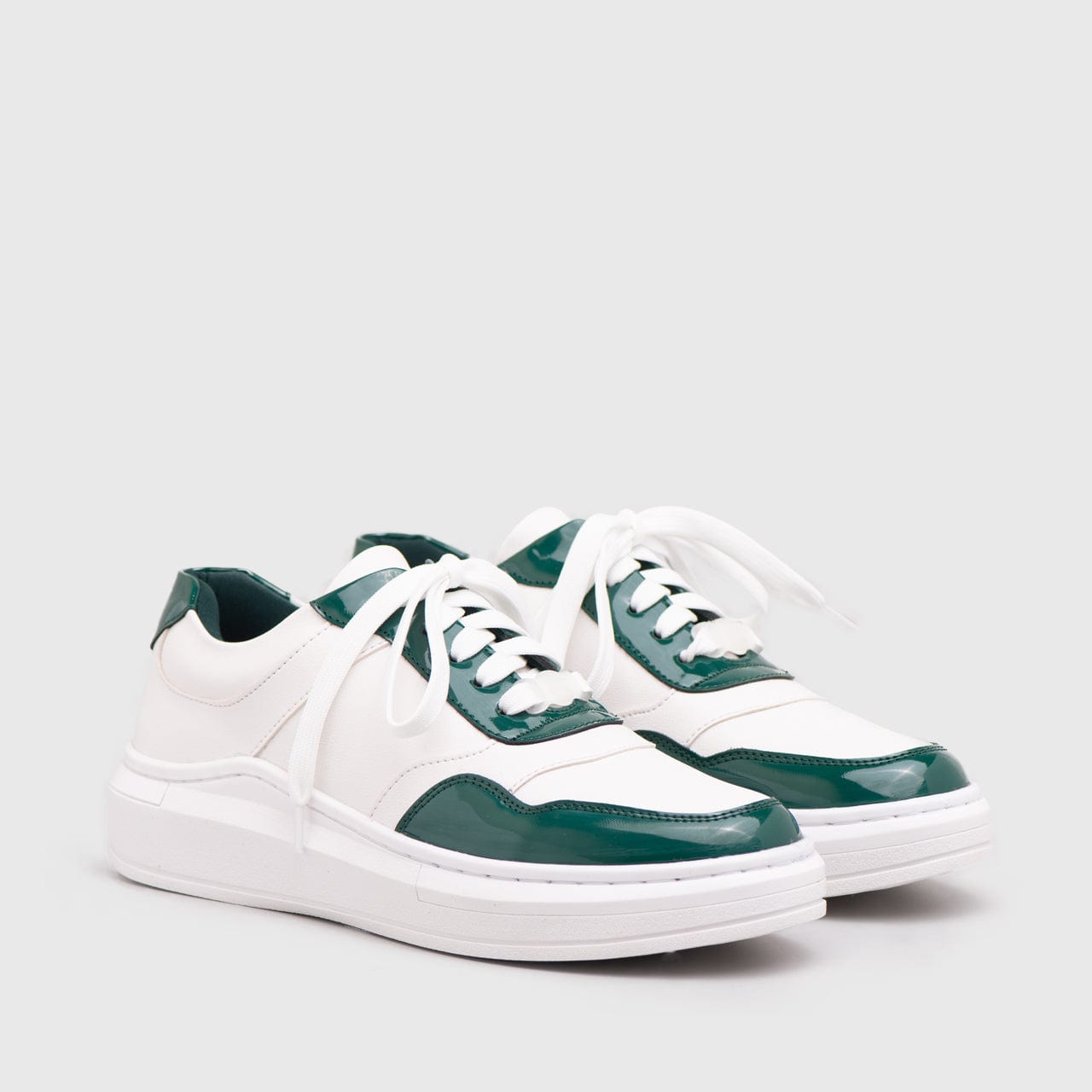 Adorable Projects Official Adorableprojects - Saldana Sneakers White Green - Sneakers Putih