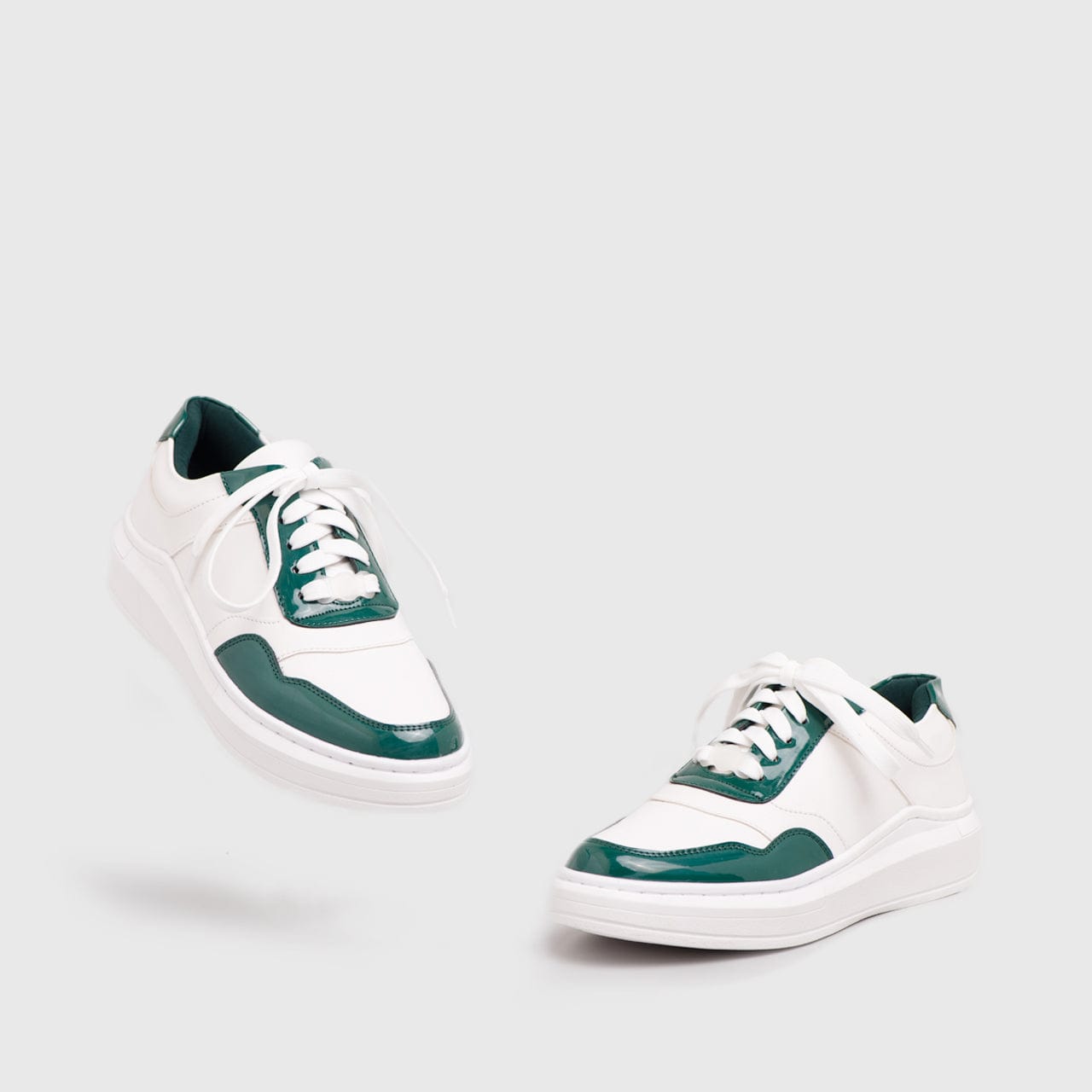 Adorable Projects Official Adorableprojects - Saldana Sneakers White Green - Sneakers Putih