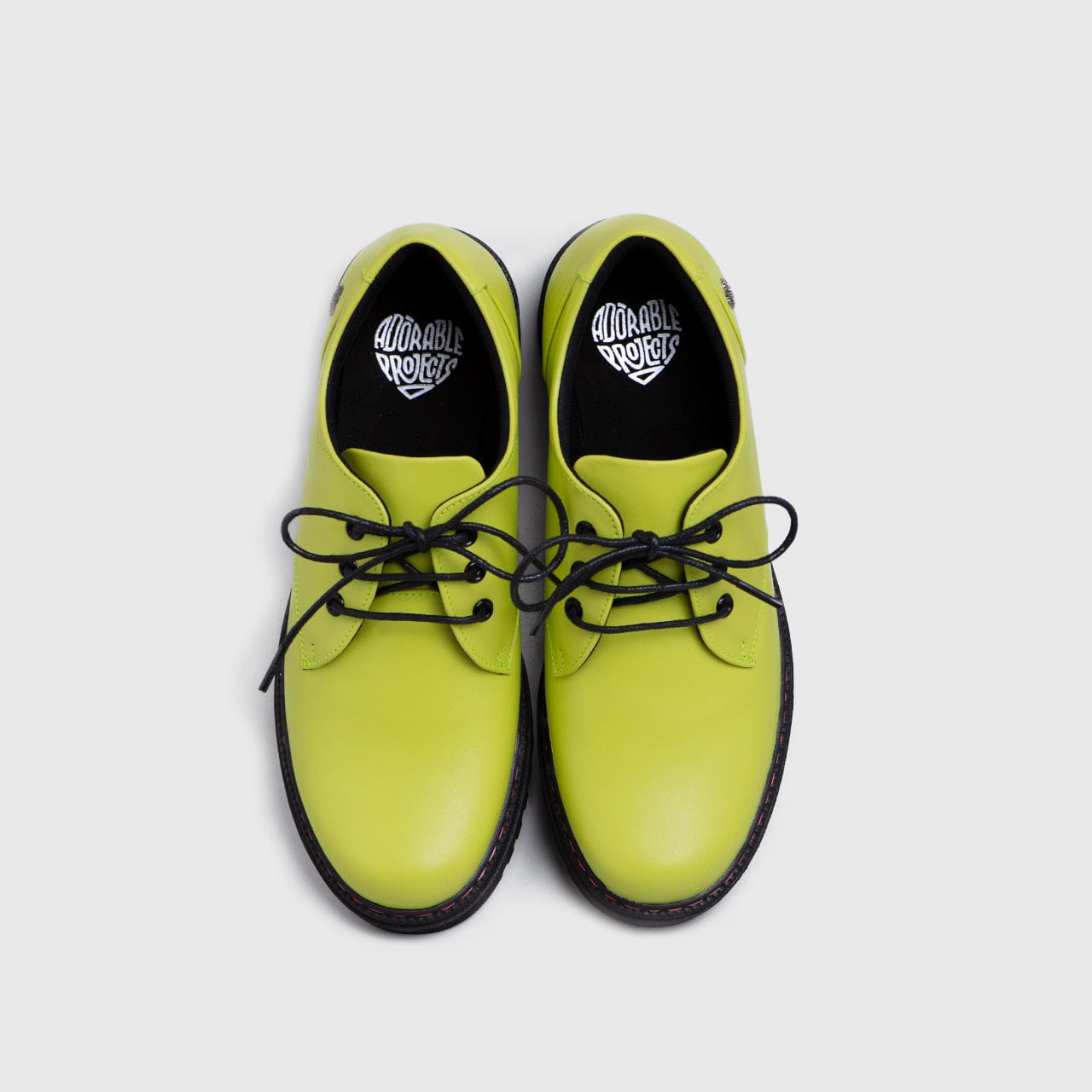 Adorable Projects Official Adorableprojects - Vailey Oxford Genuine Leather Lime - Derby Shoes