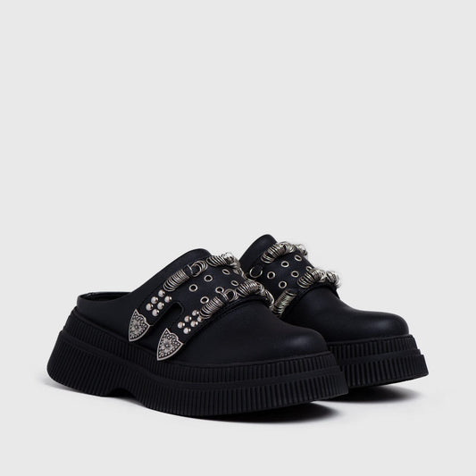 Adorable Projects Official Adorableprojects - Vazya Mules Black - Mules Platform