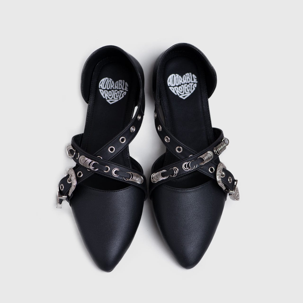 Adorable Projects Official Adorableprojects - Zyline Flat Shoes Black - Sepatu Flat