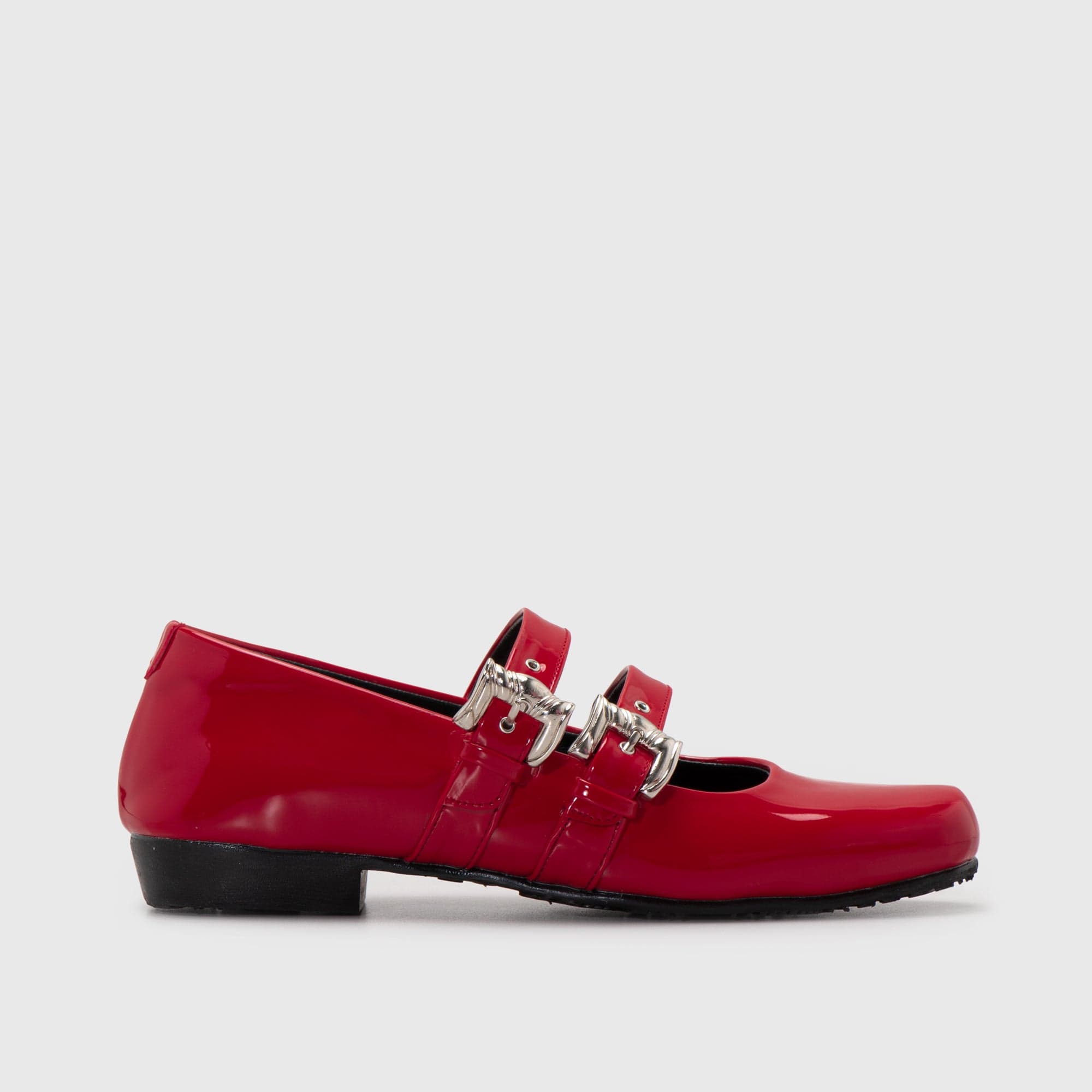 Adorable Projects Official Flat shoes Baleva Flat Shoes Red
