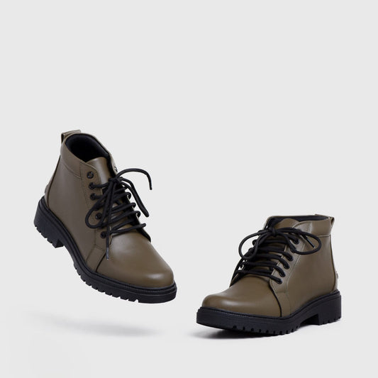 Adorable Projects Official Butterpop Boots Genuine Leather Olive