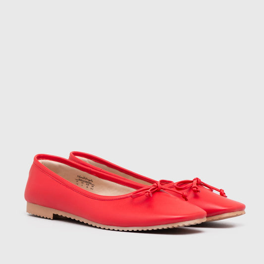 Adorable Projects Official Dilwyn Flat Shoes Red