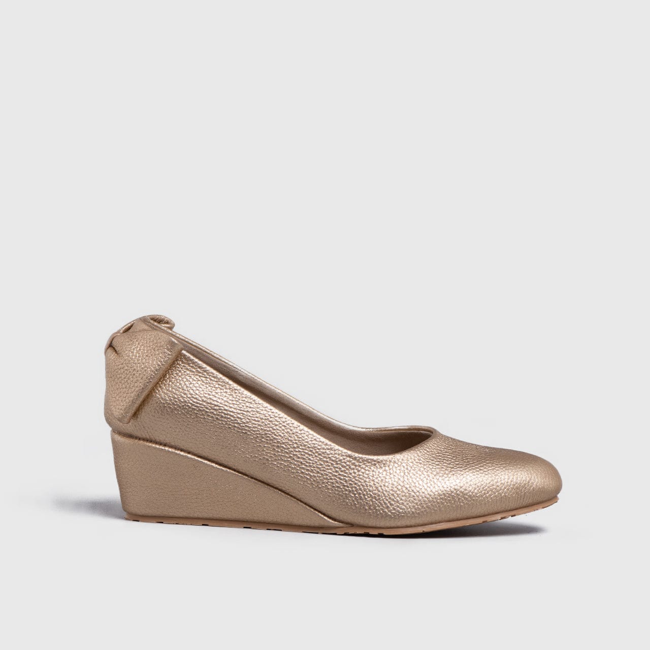 Adorable Projects Official Galitzi Mini Wedges Genuine Leather Gold