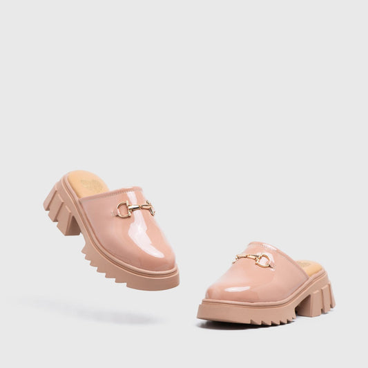 Adorable Projects Official Gamila Sandals Patent Nude
