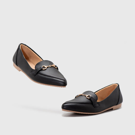 Adorable Projects-Dev Flat shoes Mandy Point Flat Shoes Black