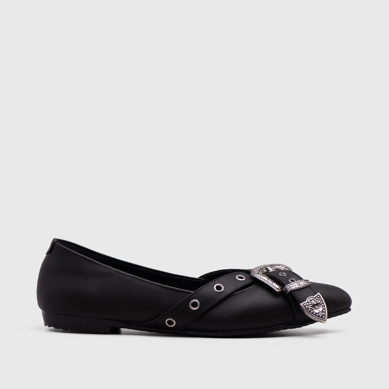 Adorable Projects Official Flat shoes Mufla Flat Shoes Black