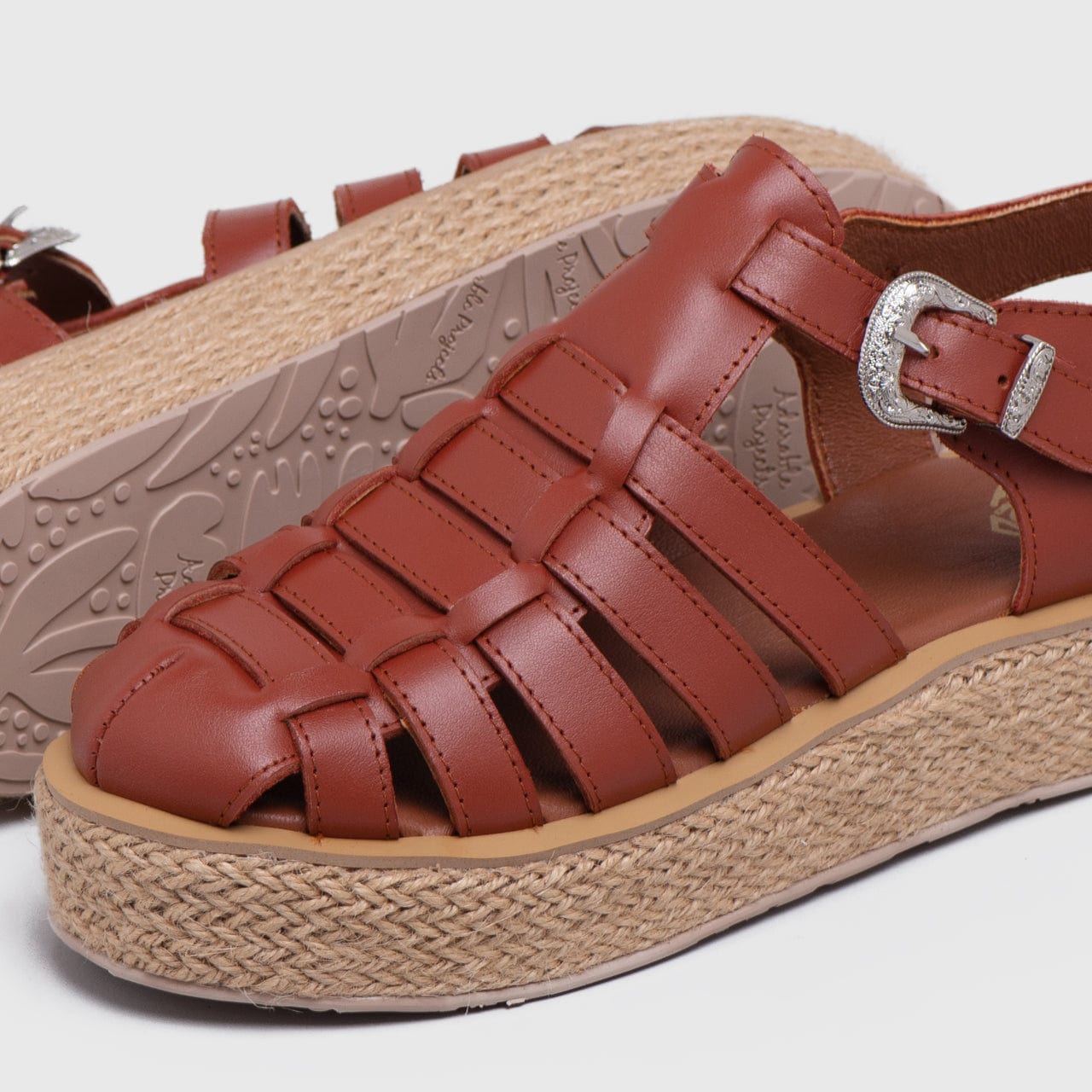 Adorable Projects Official Rendeveous Platform Genuine Leather Terracotta