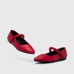 Adorable Projects Official Ballet Flatshoes Tiana Flat Shoes Red
