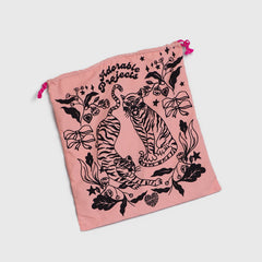 Adorable Projects Official Tote Bag Tigre Tote Bag Pink
