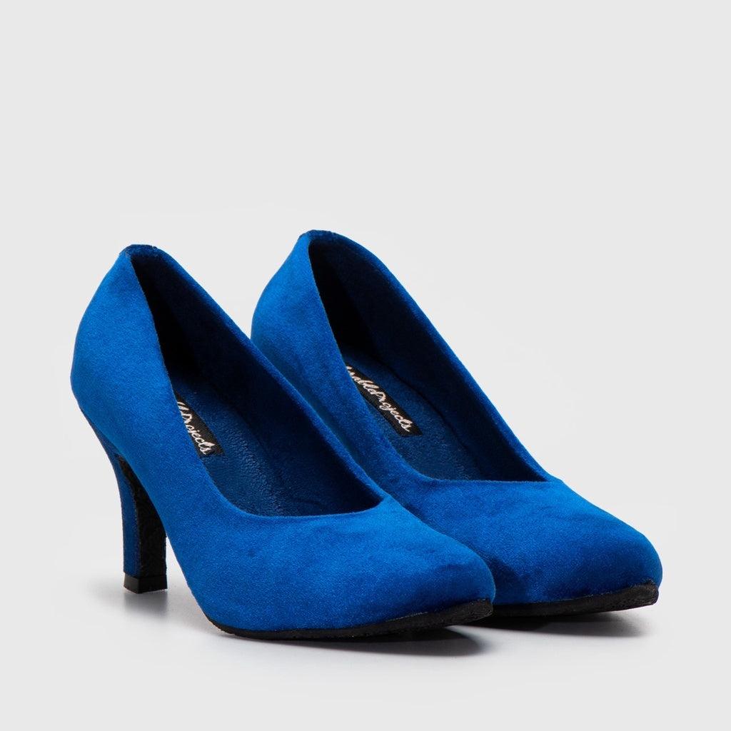 Adorable Projects-Dev Heels 35 / Electric Blue Finola Heels Electric Blue