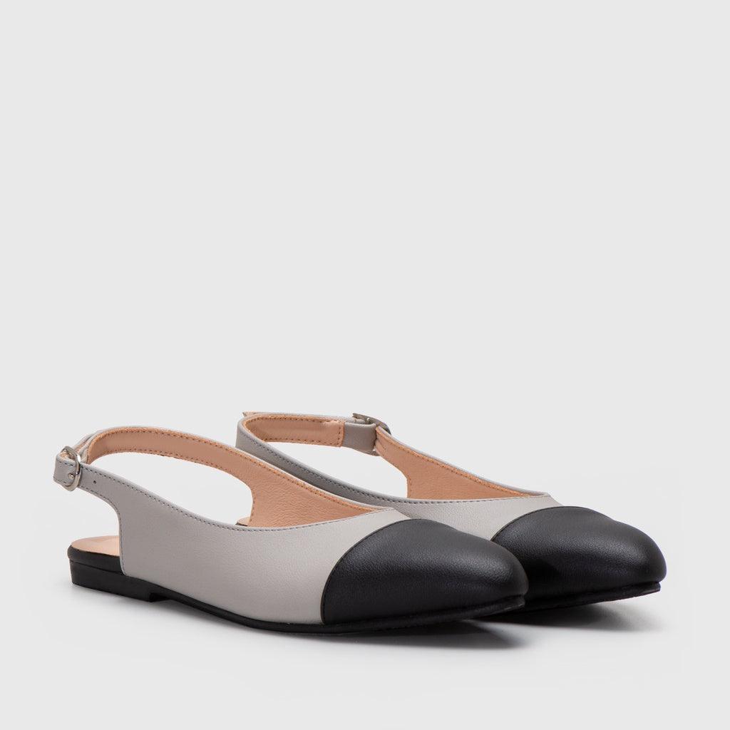 Adorable Projects-Dev Flat shoes 35 / Grey Cardine Flat Shoes Grey