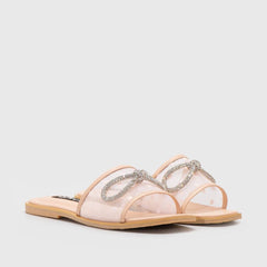 Adorable Projects-Dev Sandals 35 / Ivory Zoey Bow Sandals Ivory