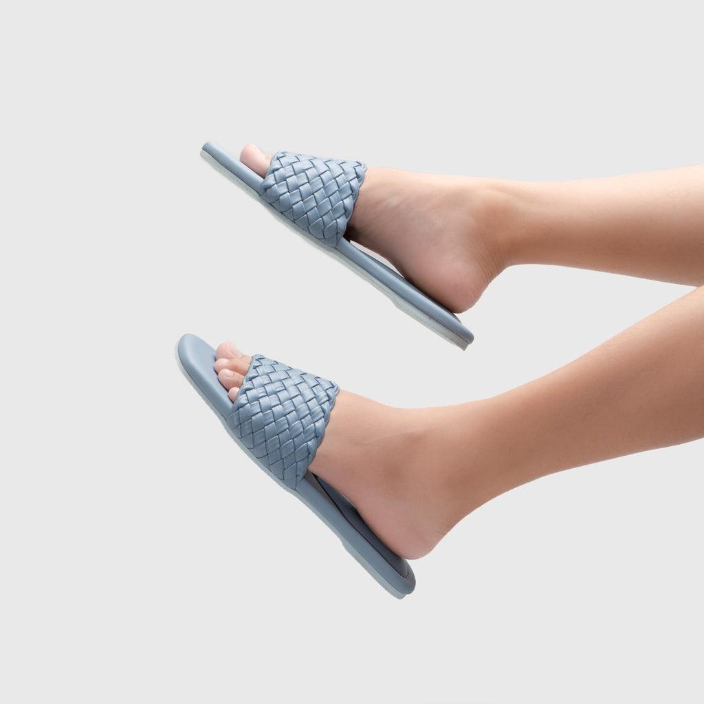Adorable Projects-Dev Sandals 35 / Light Blue Kartina Sandals Light Blue