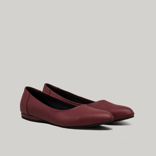 Adorable Projects-Dev Flat shoes 35 / Maroon Ariella Flat Shoes Maroon
